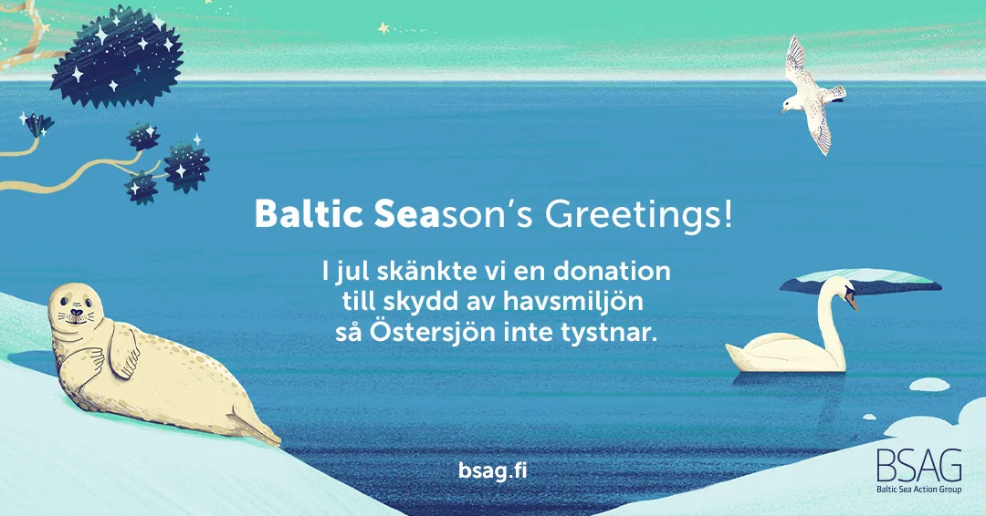 Messeforum's donation till skydd av Östersjön.